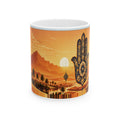 Moroccan Sahara Sunset Mug – Atlas Mountains & Khmisa | NOOR SULTAN