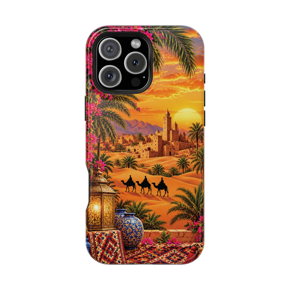 Sahara Heritage — Magnetic Impact-Resistant iPhone Cover