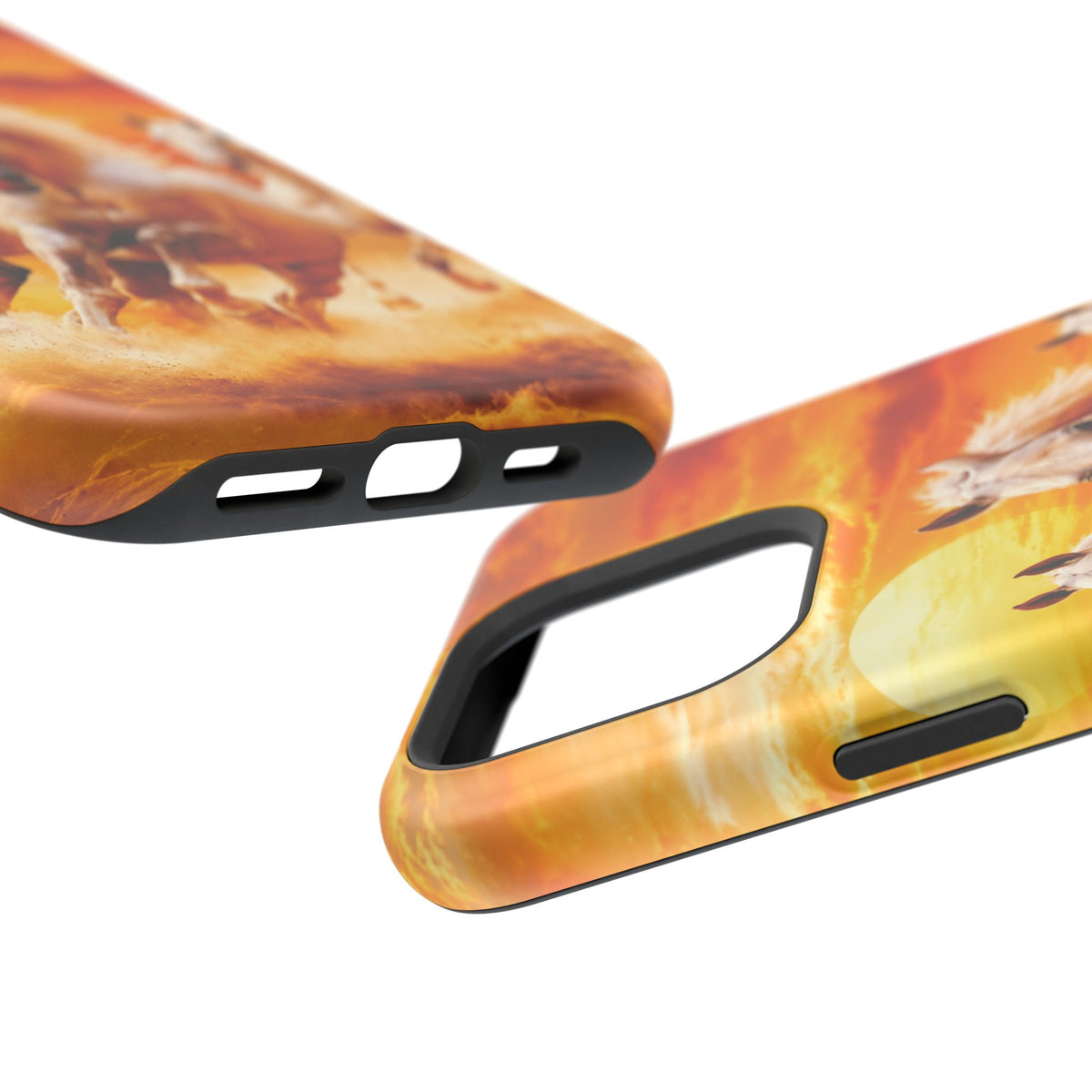Atlas Horses - Moroccan Sunset — Magnetic Impact-Resistant iPhone Cover