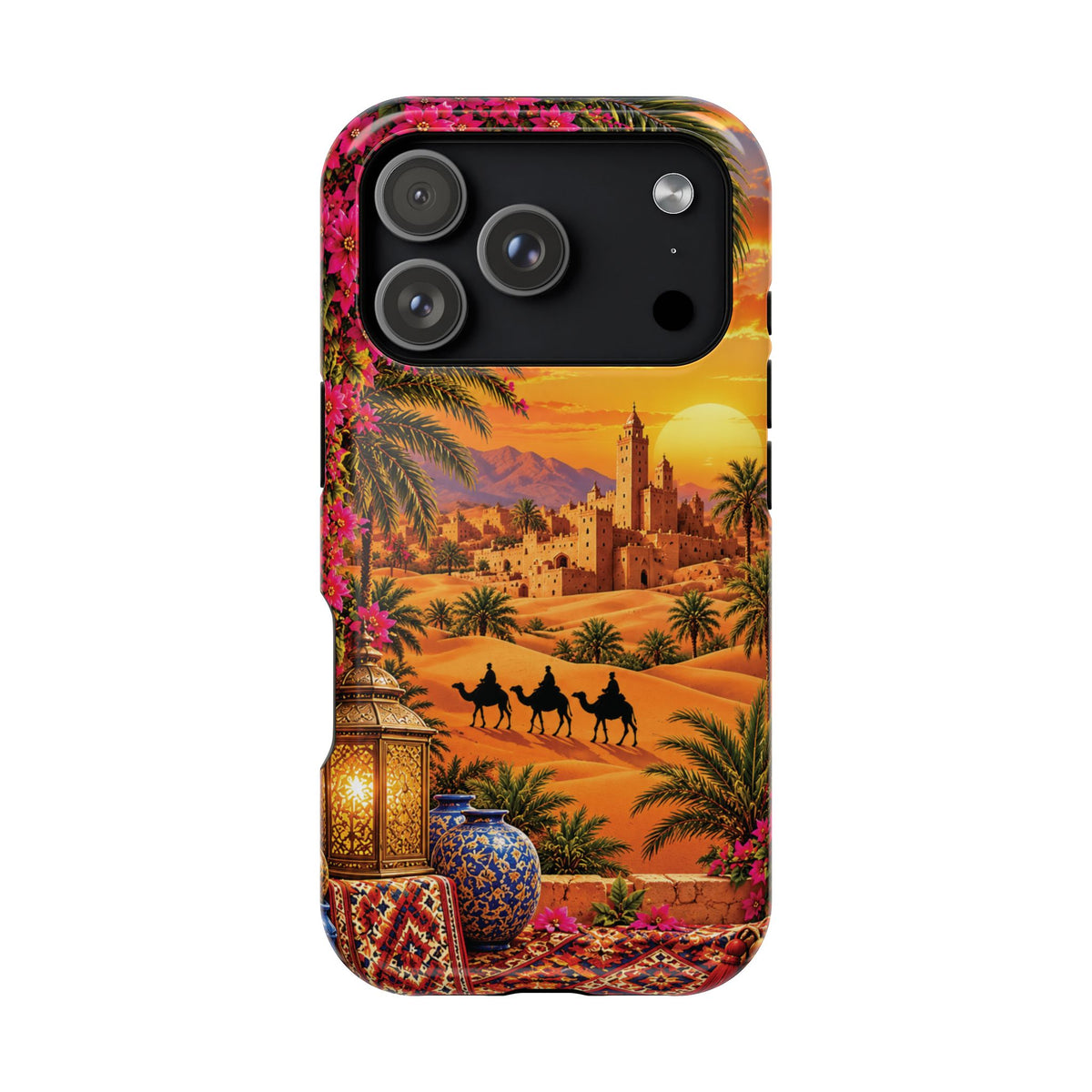 Sahara Heritage — Magnetic Impact-Resistant iPhone Cover