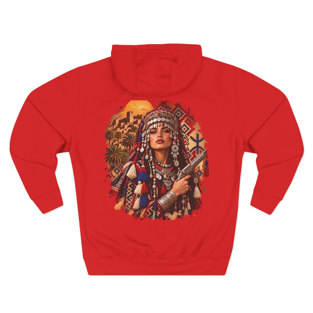 Berber Warrior Heritage Hoodie - Unisex Premium