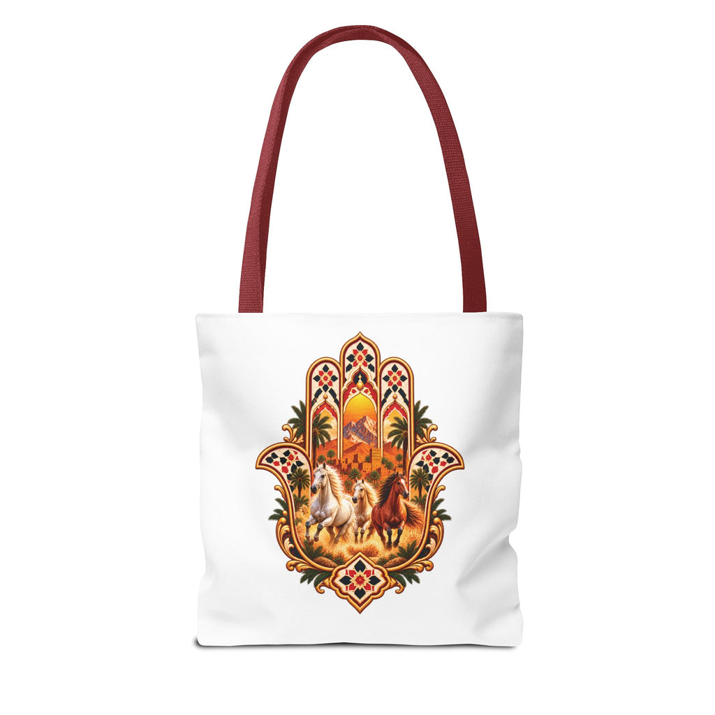 Horses of Atlas Tote Bag (AOP)