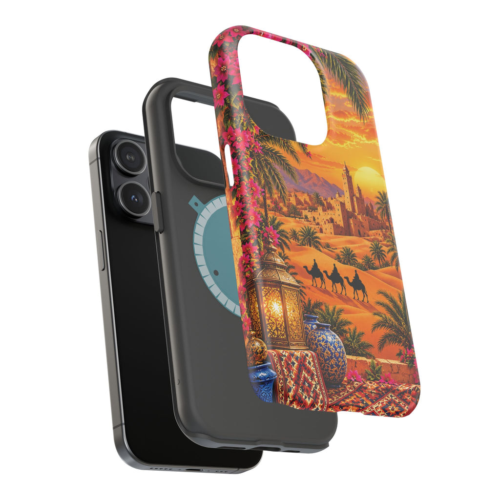 Sahara Heritage — Magnetic Impact-Resistant iPhone Cover