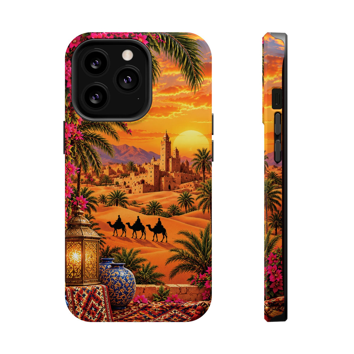 Sahara Heritage — Magnetic Impact-Resistant iPhone Cover