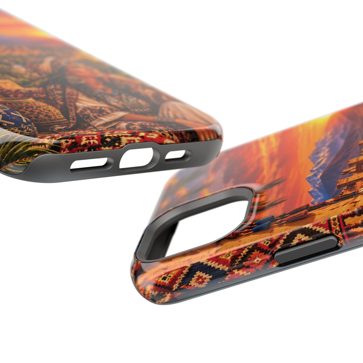 Amazigh Warrior Woman Heritage — Magnetic Impact-Resistant iPhone Cover