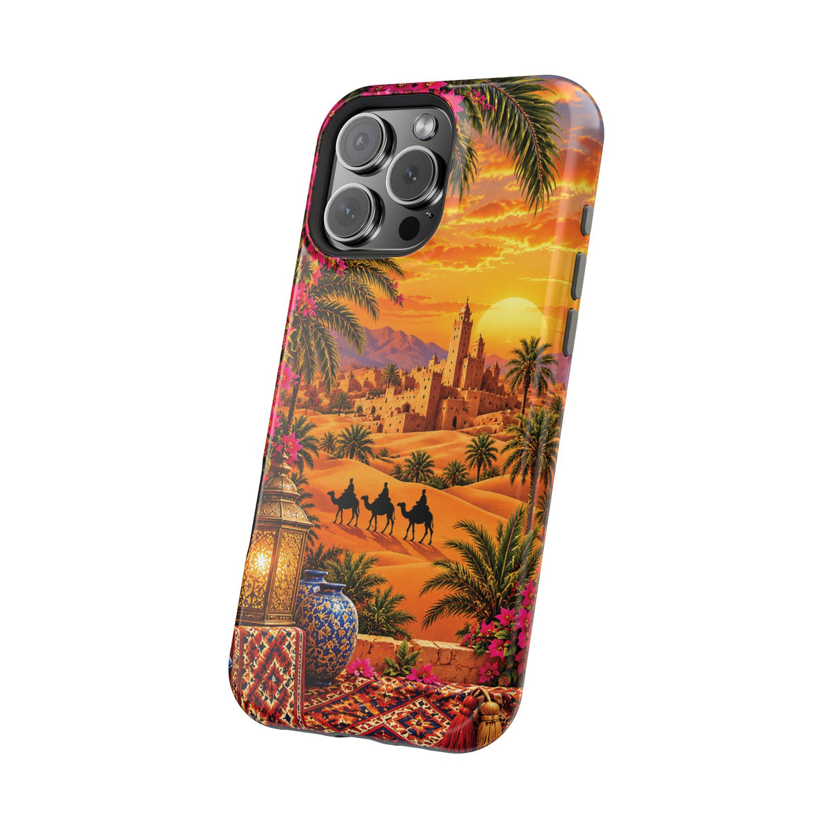 Sahara Heritage — Magnetic Impact-Resistant iPhone Cover