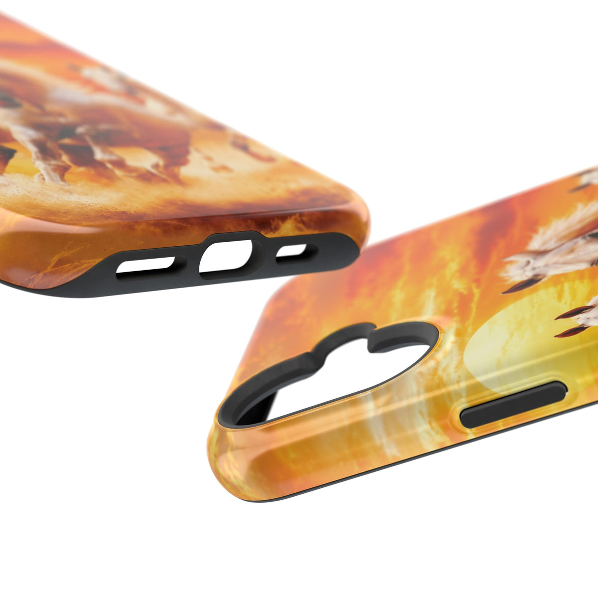Atlas Horses - Moroccan Sunset — Magnetic Impact-Resistant iPhone Cover