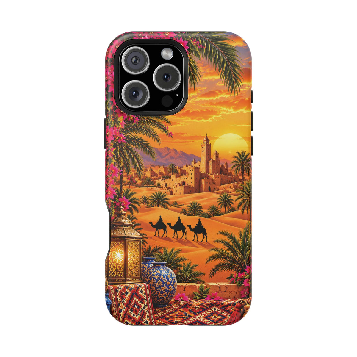 Sahara Heritage — Magnetic Impact-Resistant iPhone Cover
