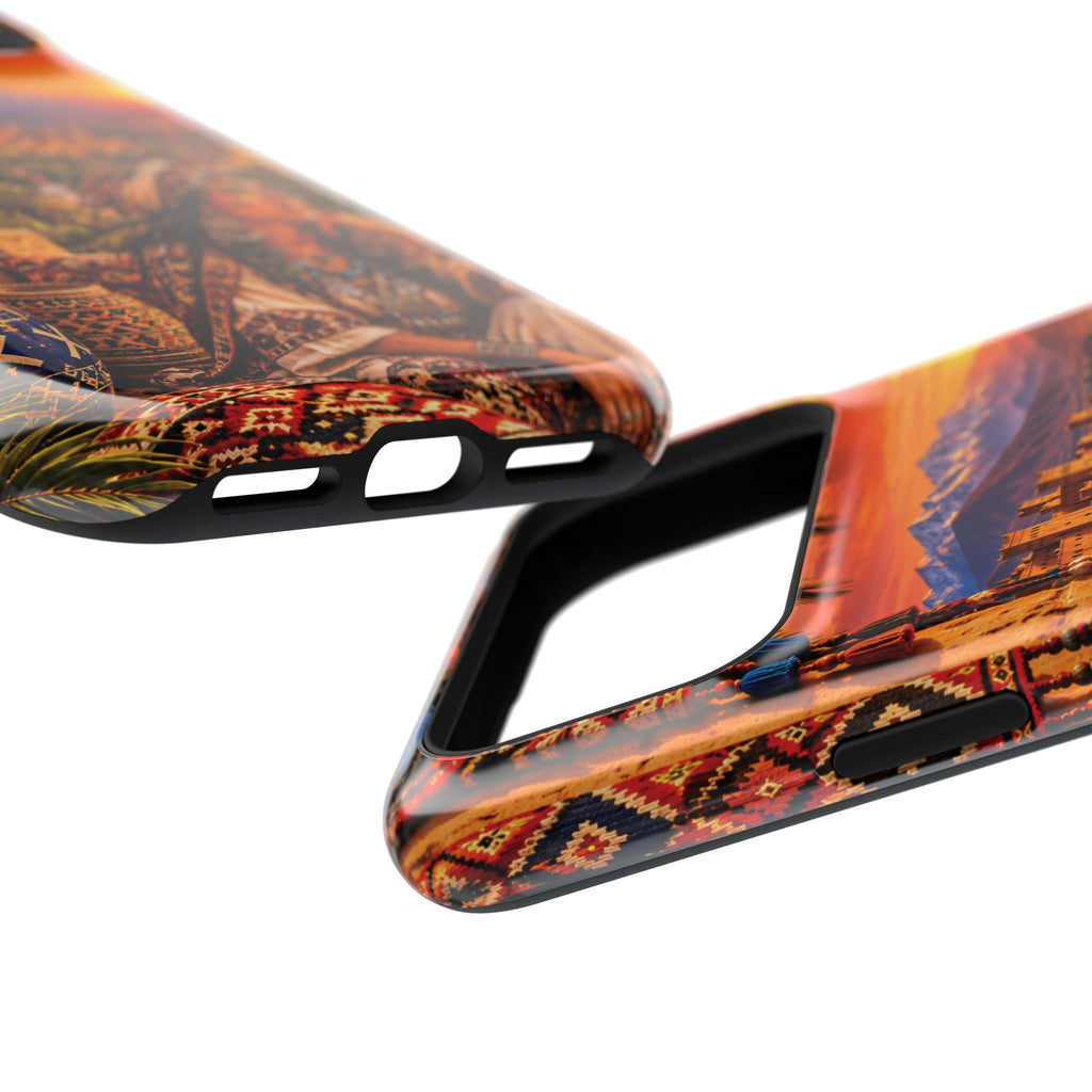 Amazigh Warrior Woman Heritage — Magnetic Impact-Resistant iPhone Cover