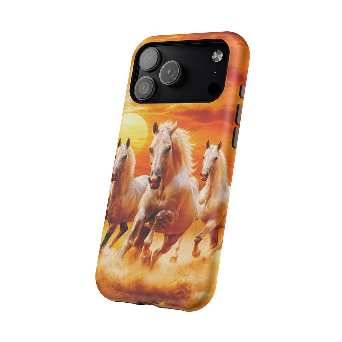 Atlas Horses - Moroccan Sunset — Magnetic Impact-Resistant iPhone Cover