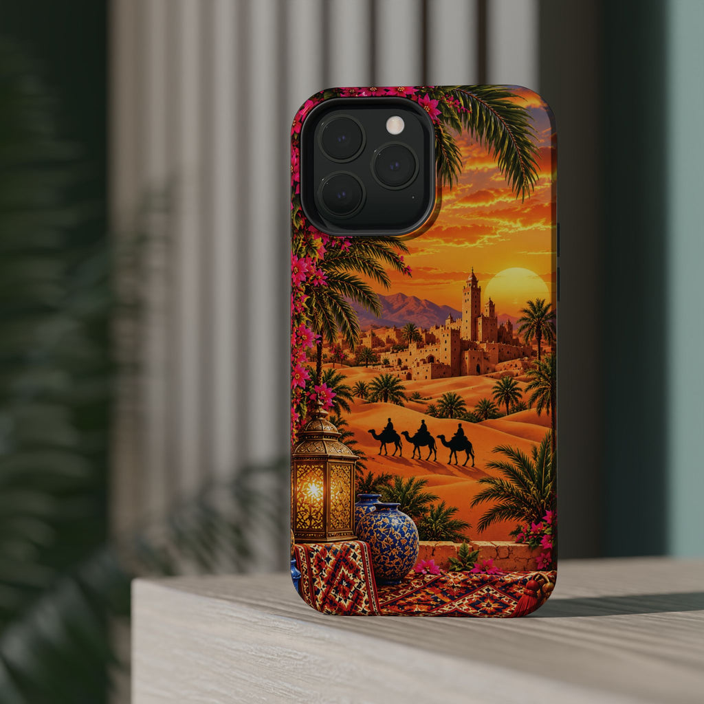 Sahara Heritage — Magnetic Impact-Resistant iPhone Cover