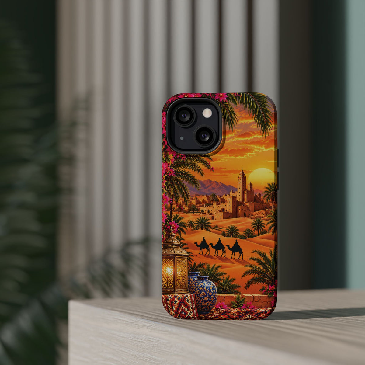Sahara Heritage — Magnetic Impact-Resistant iPhone Cover
