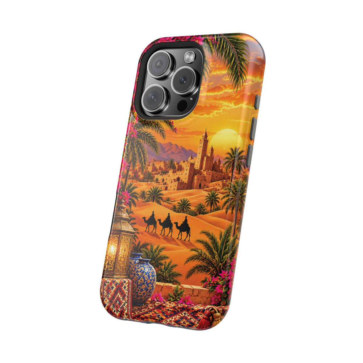 Sahara Heritage — Magnetic Impact-Resistant iPhone Cover