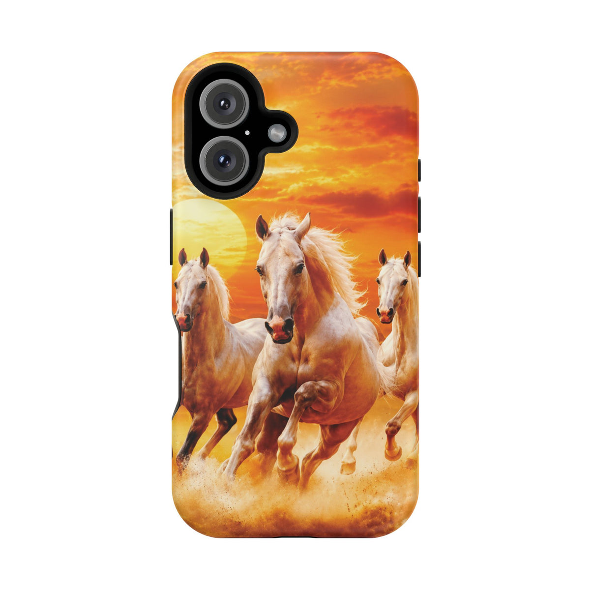 Atlas Horses - Moroccan Sunset — Magnetic Impact-Resistant iPhone Cover