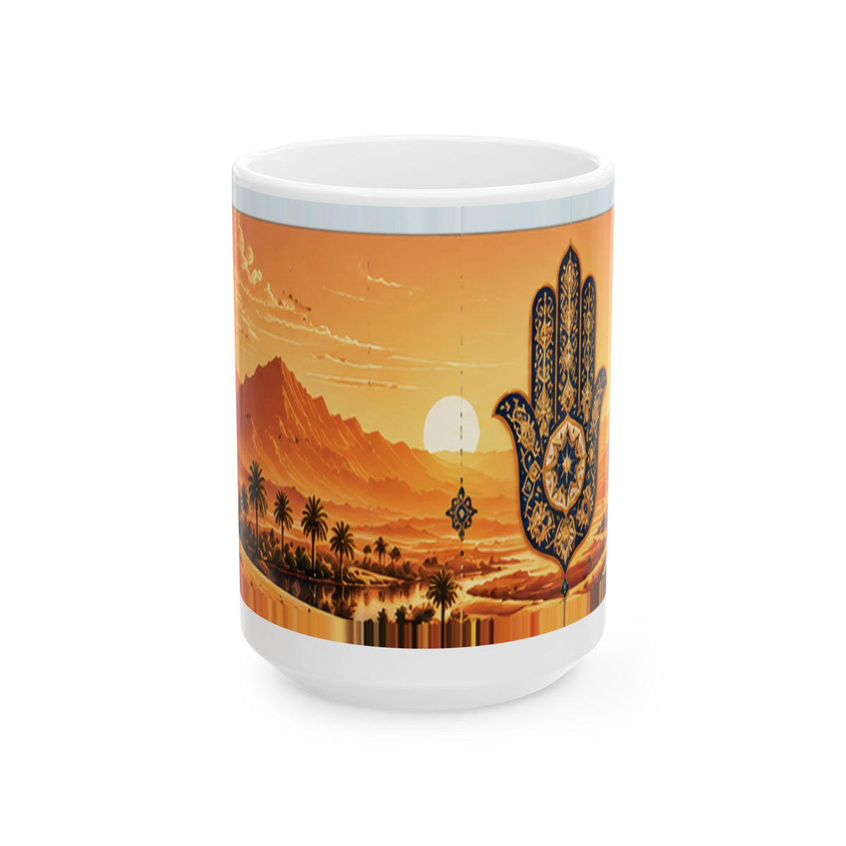 Moroccan Sahara Sunset Mug – Atlas Mountains & Khmisa | NOOR SULTAN