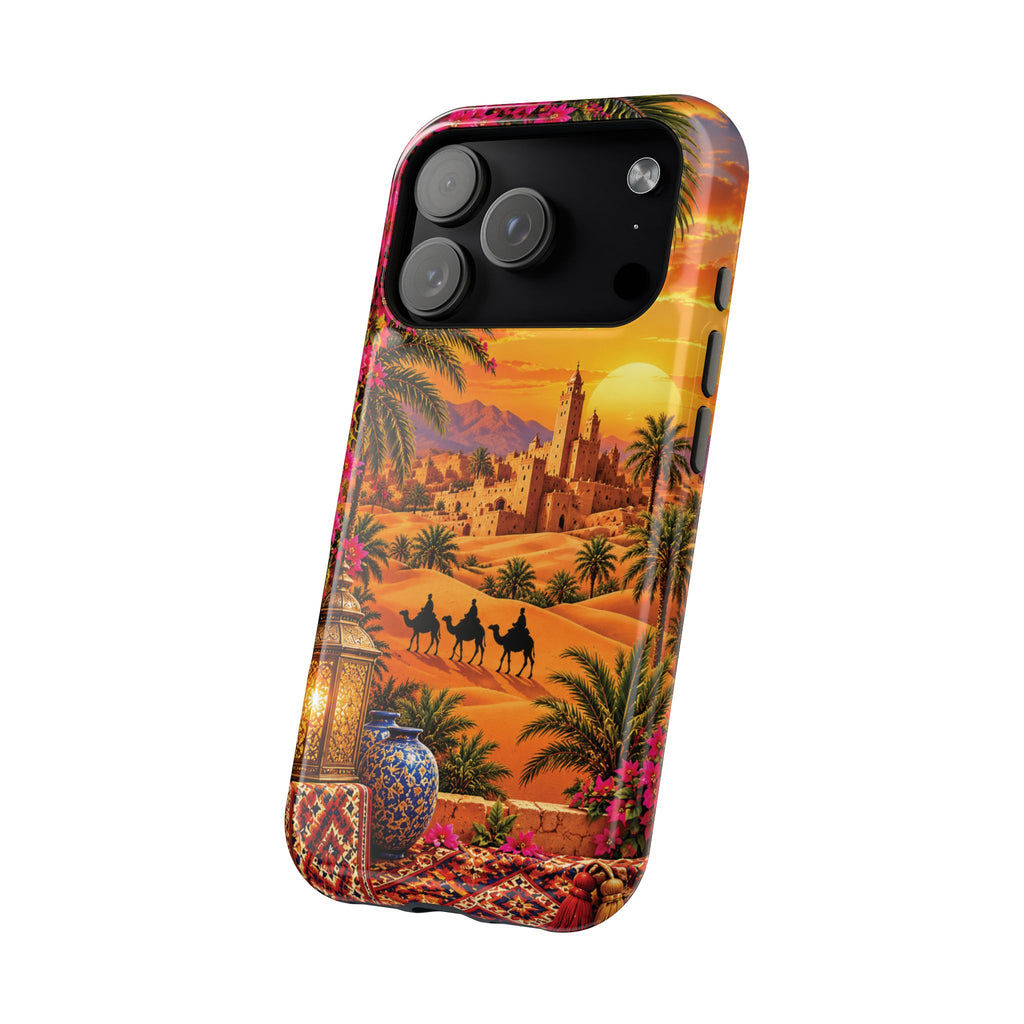 Sahara Heritage — Magnetic Impact-Resistant iPhone Cover