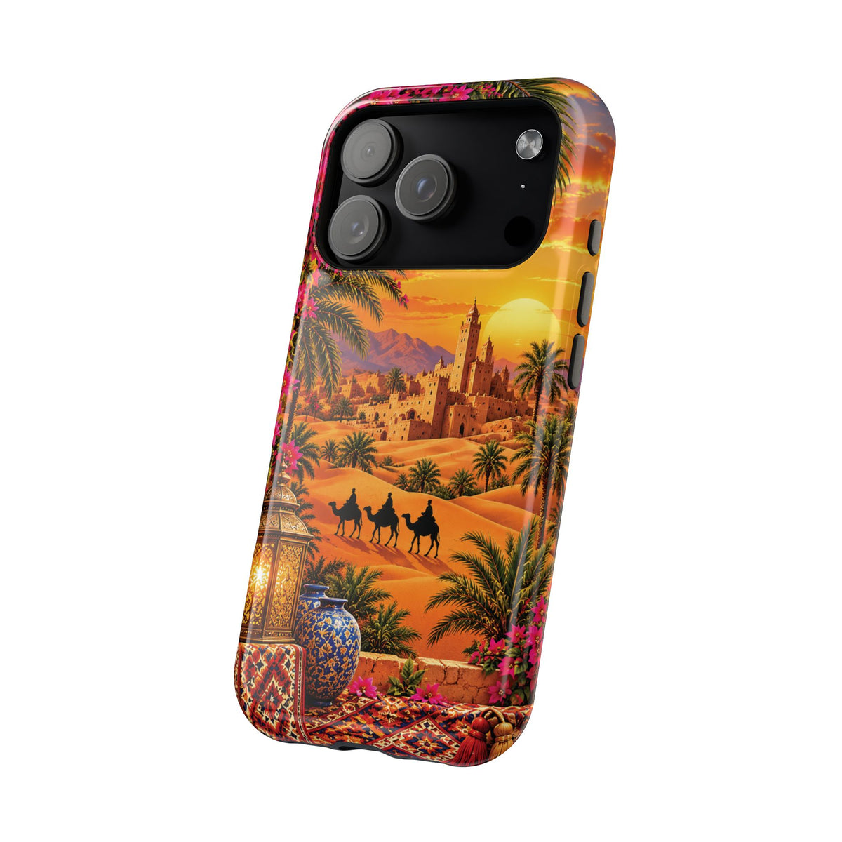 Sahara Heritage — Magnetic Impact-Resistant iPhone Cover