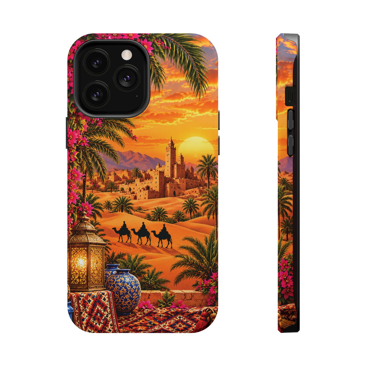 Sahara Heritage — Magnetic Impact-Resistant iPhone Cover