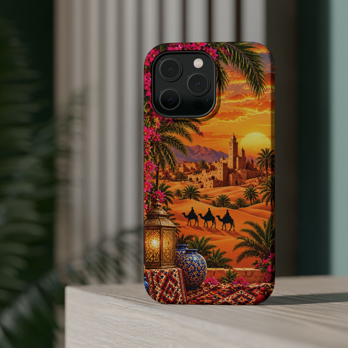 Sahara Heritage — Magnetic Impact-Resistant iPhone Cover