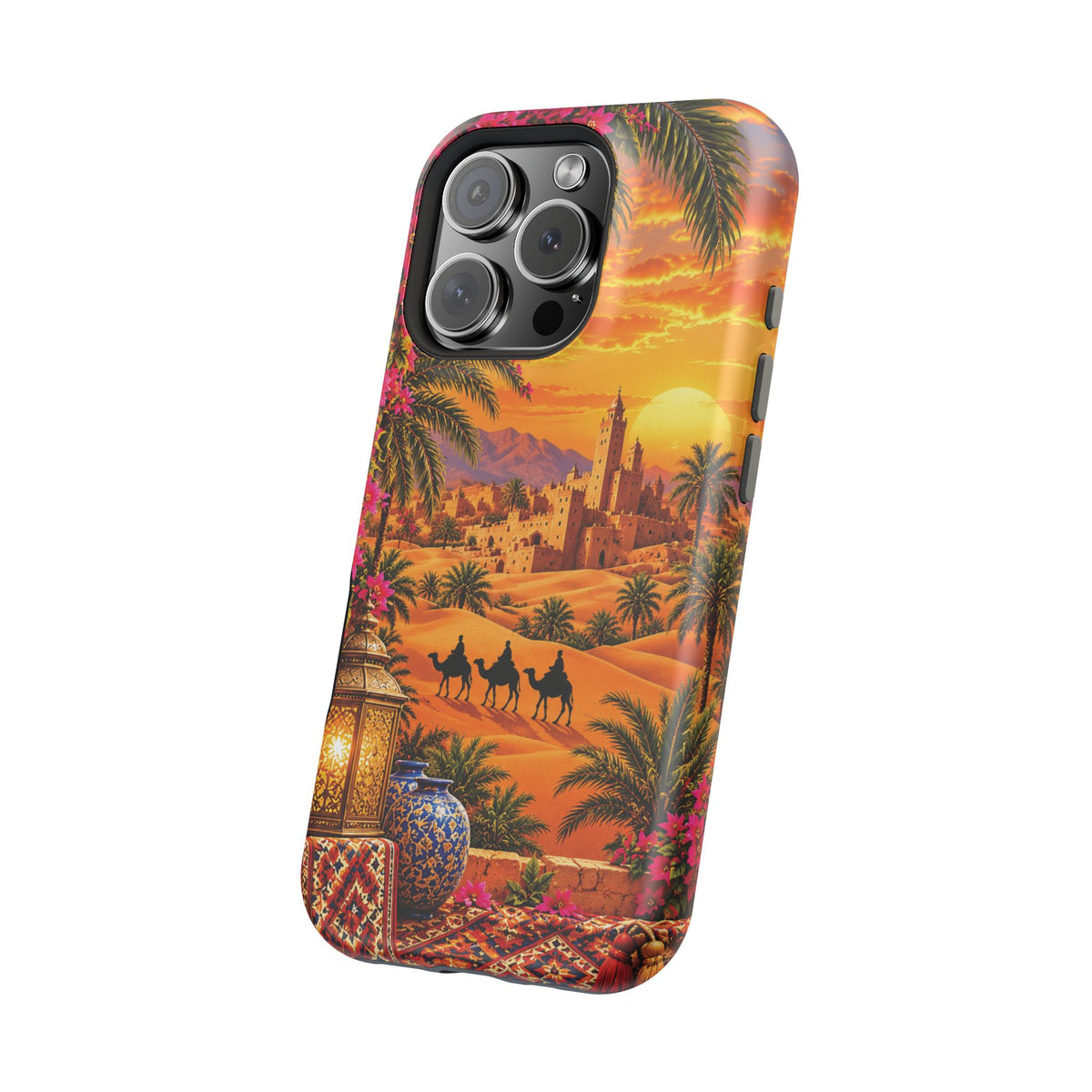 Sahara Heritage — Magnetic Impact-Resistant iPhone Cover