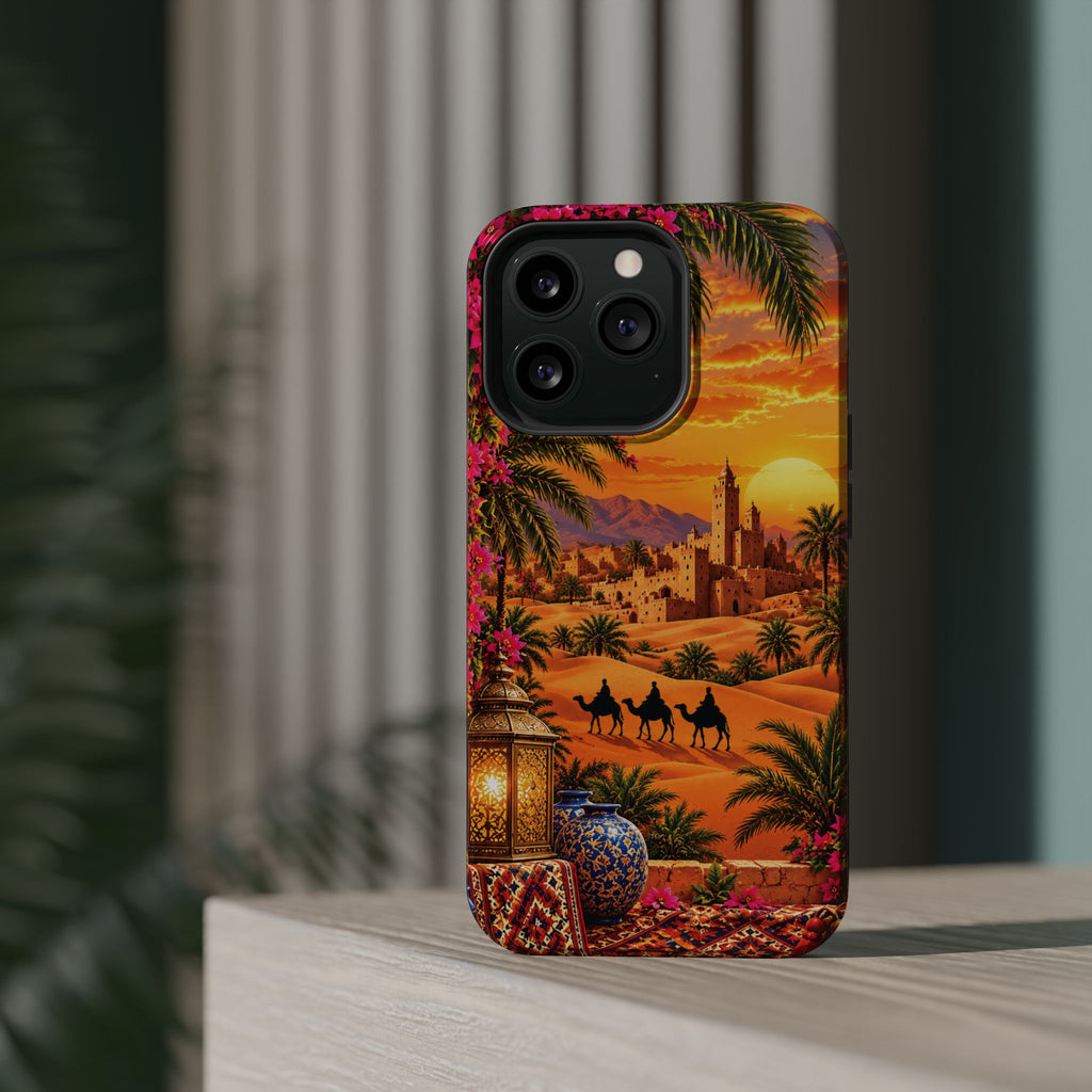 Sahara Heritage — Magnetic Impact-Resistant iPhone Cover