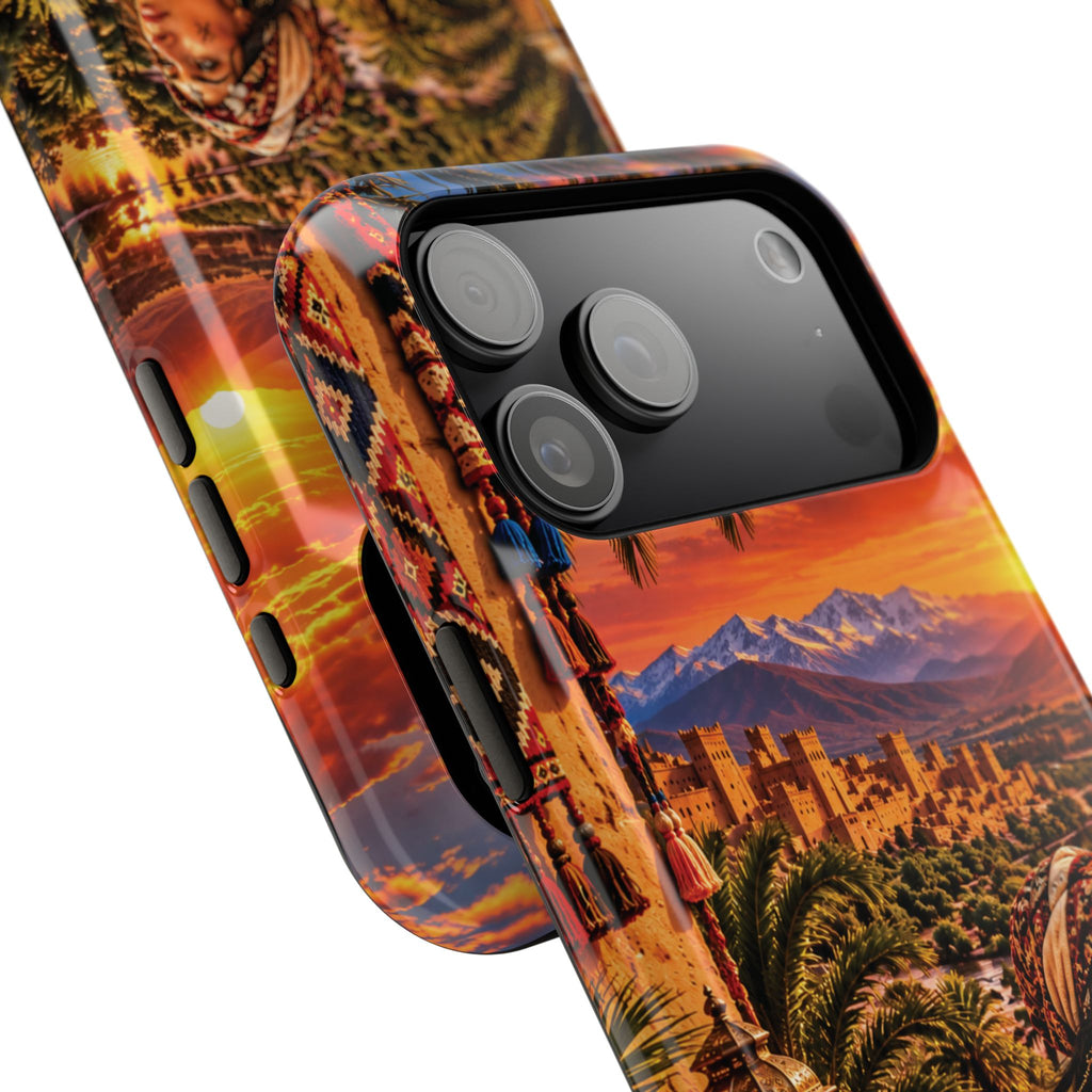 Amazigh Warrior Woman Heritage — Magnetic Impact-Resistant iPhone Cover