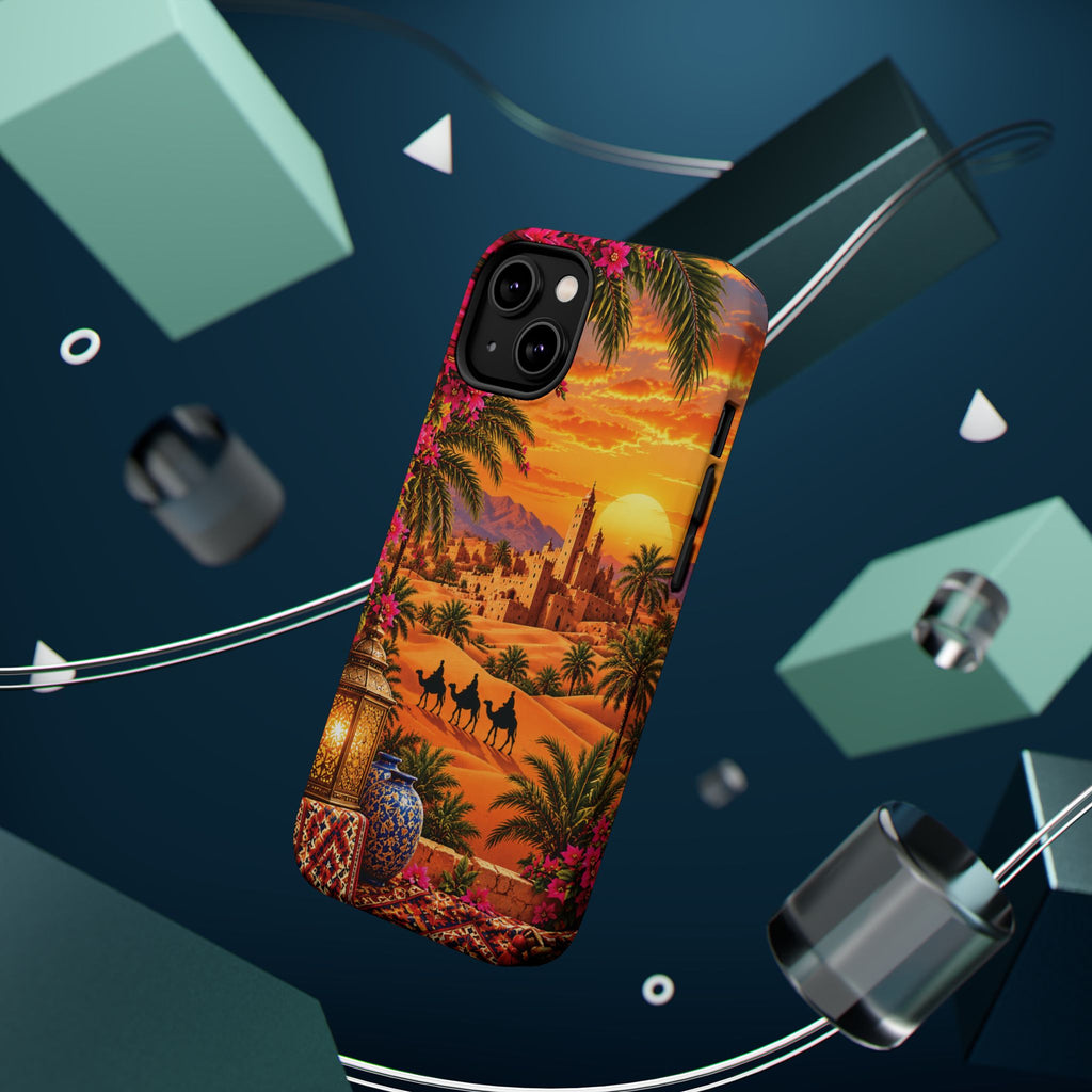 Sahara Heritage — Magnetic Impact-Resistant iPhone Cover
