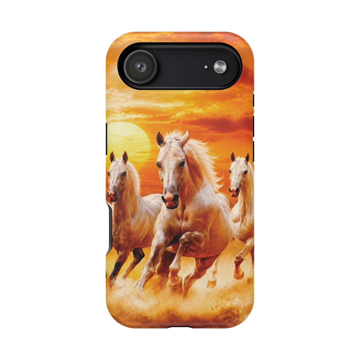Atlas Horses - Moroccan Sunset — Magnetic Impact-Resistant iPhone Cover