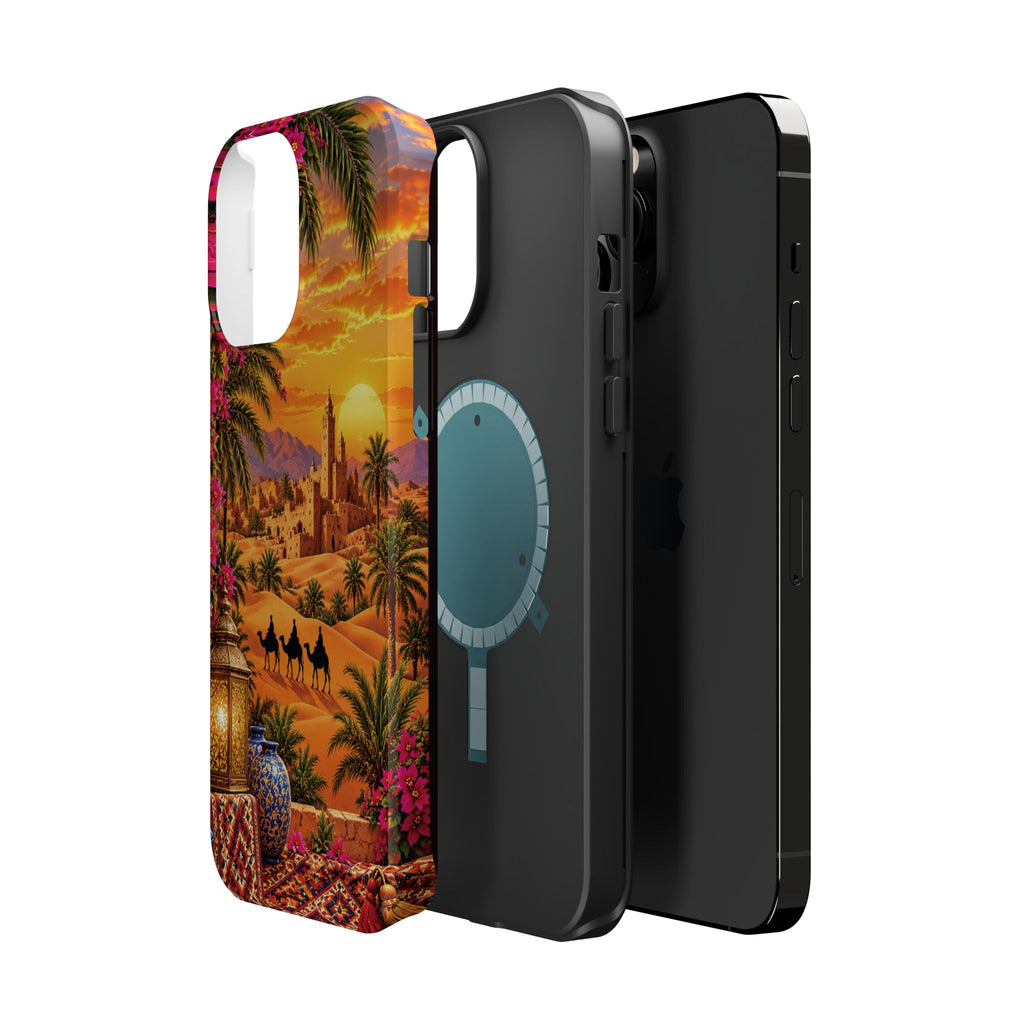 Sahara Heritage — Magnetic Impact-Resistant iPhone Cover