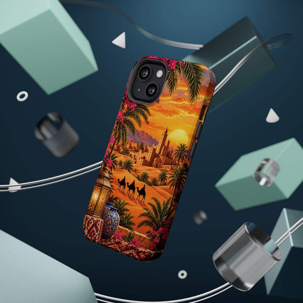 Sahara Heritage — Magnetic Impact-Resistant iPhone Cover