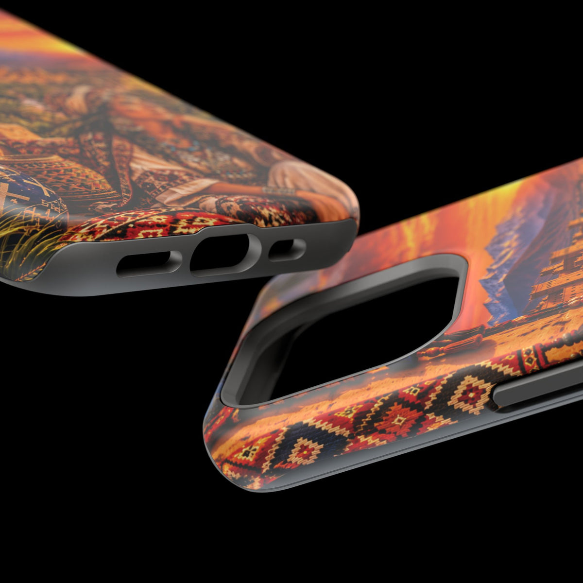 Amazigh Warrior Woman Heritage — Magnetic Impact-Resistant iPhone Cover