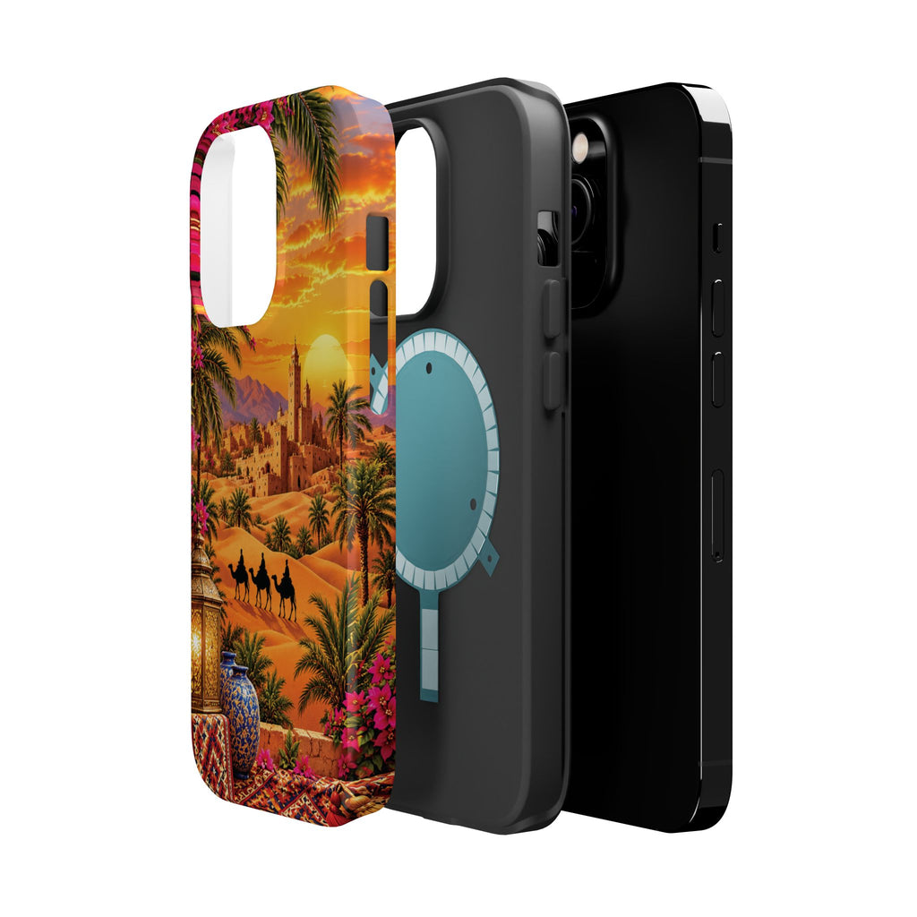 Sahara Heritage — Magnetic Impact-Resistant iPhone Cover