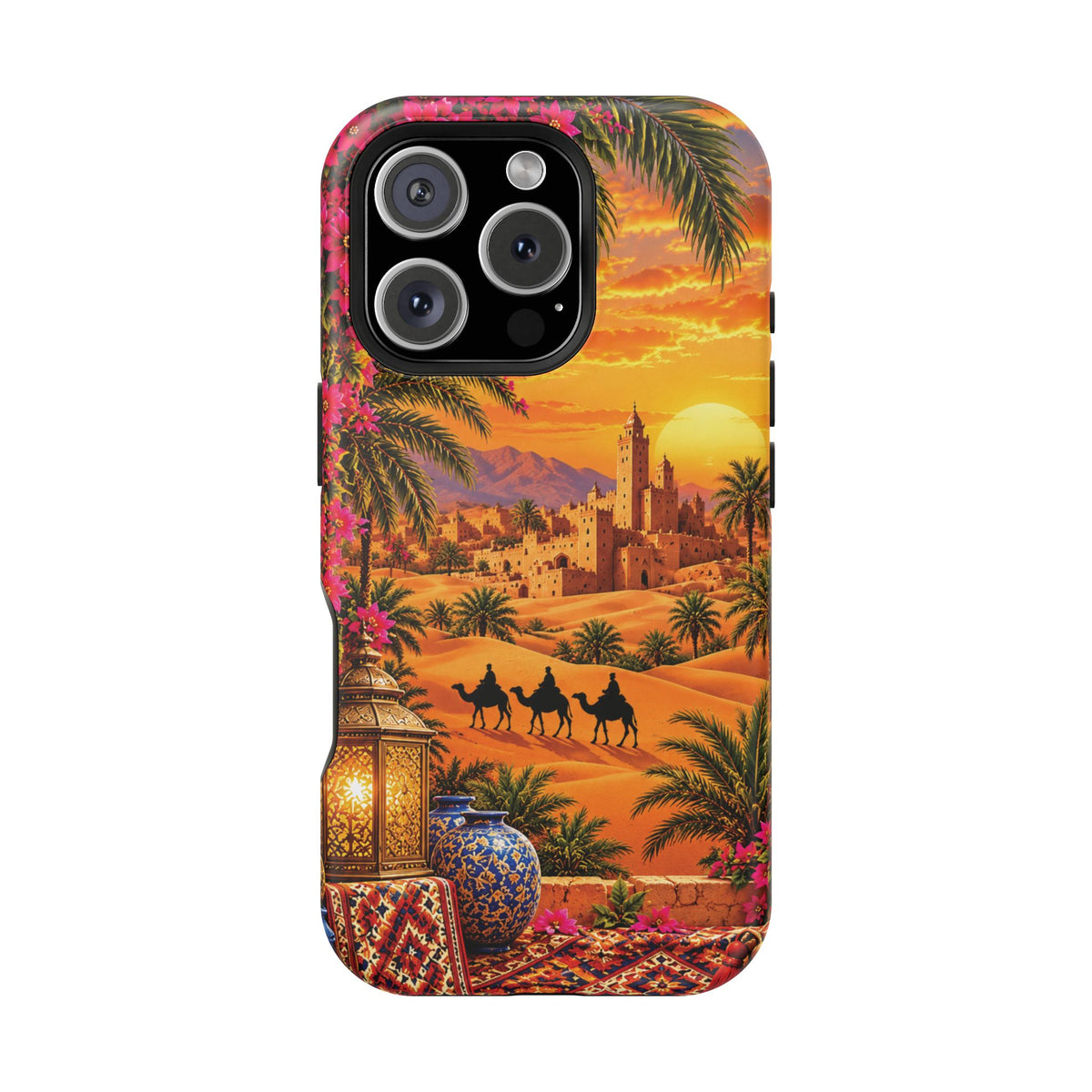 Sahara Heritage — Magnetic Impact-Resistant iPhone Cover