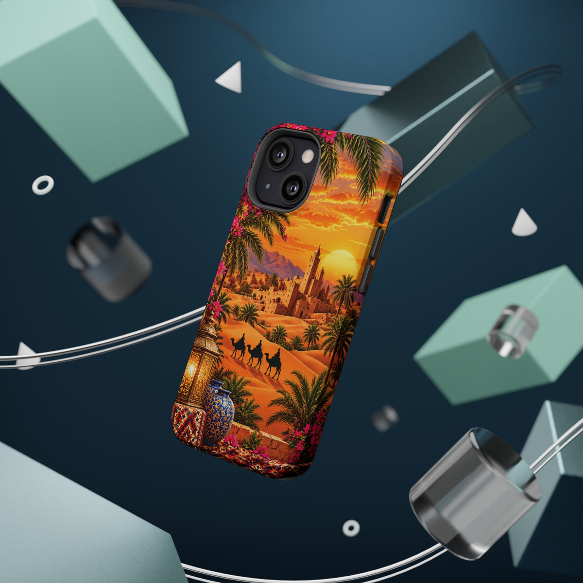 Sahara Heritage — Magnetic Impact-Resistant iPhone Cover