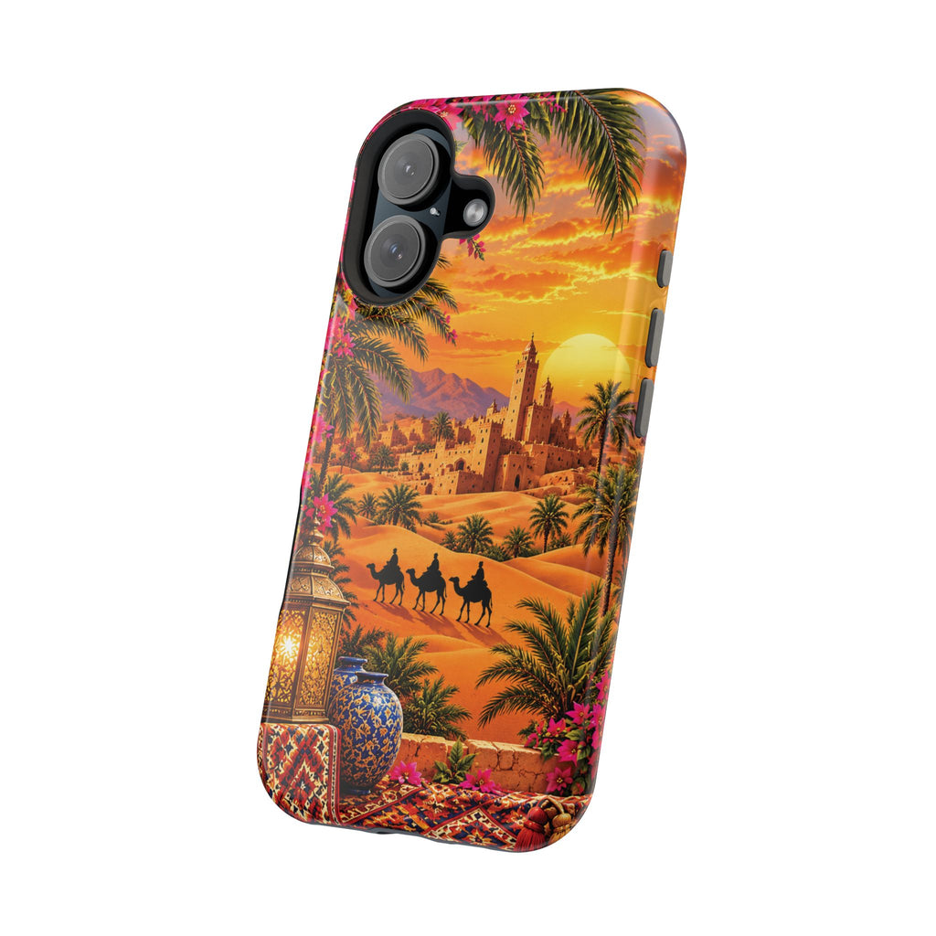 Sahara Heritage — Magnetic Impact-Resistant iPhone Cover