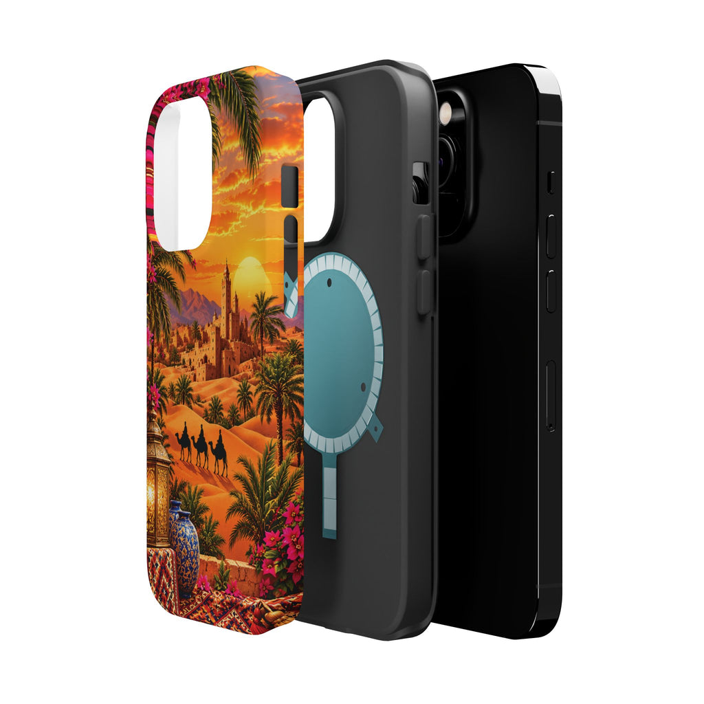 Sahara Heritage — Magnetic Impact-Resistant iPhone Cover