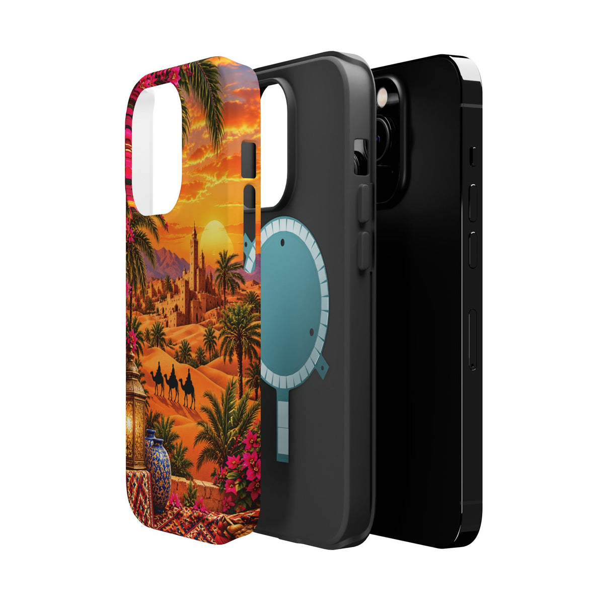Sahara Heritage — Magnetic Impact-Resistant iPhone Cover