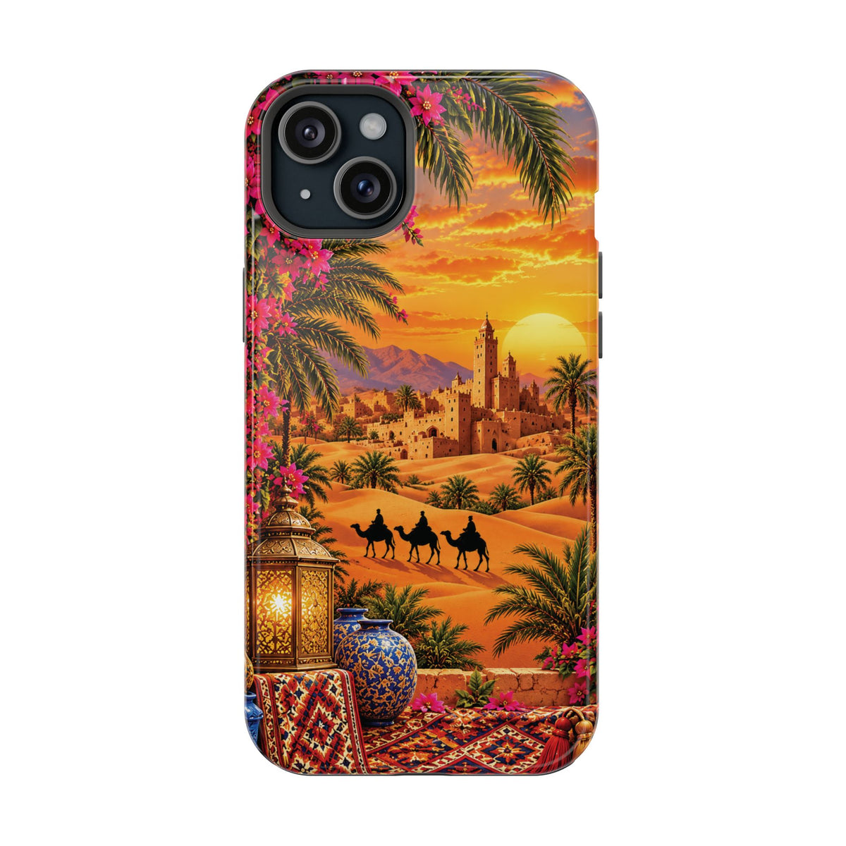 Sahara Heritage — Magnetic Impact-Resistant iPhone Cover