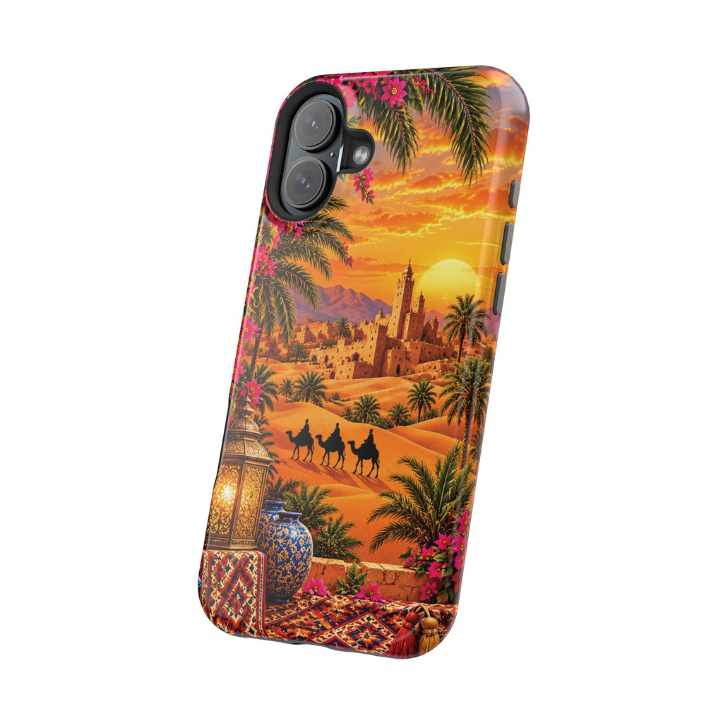 Sahara Heritage — Magnetic Impact-Resistant iPhone Cover