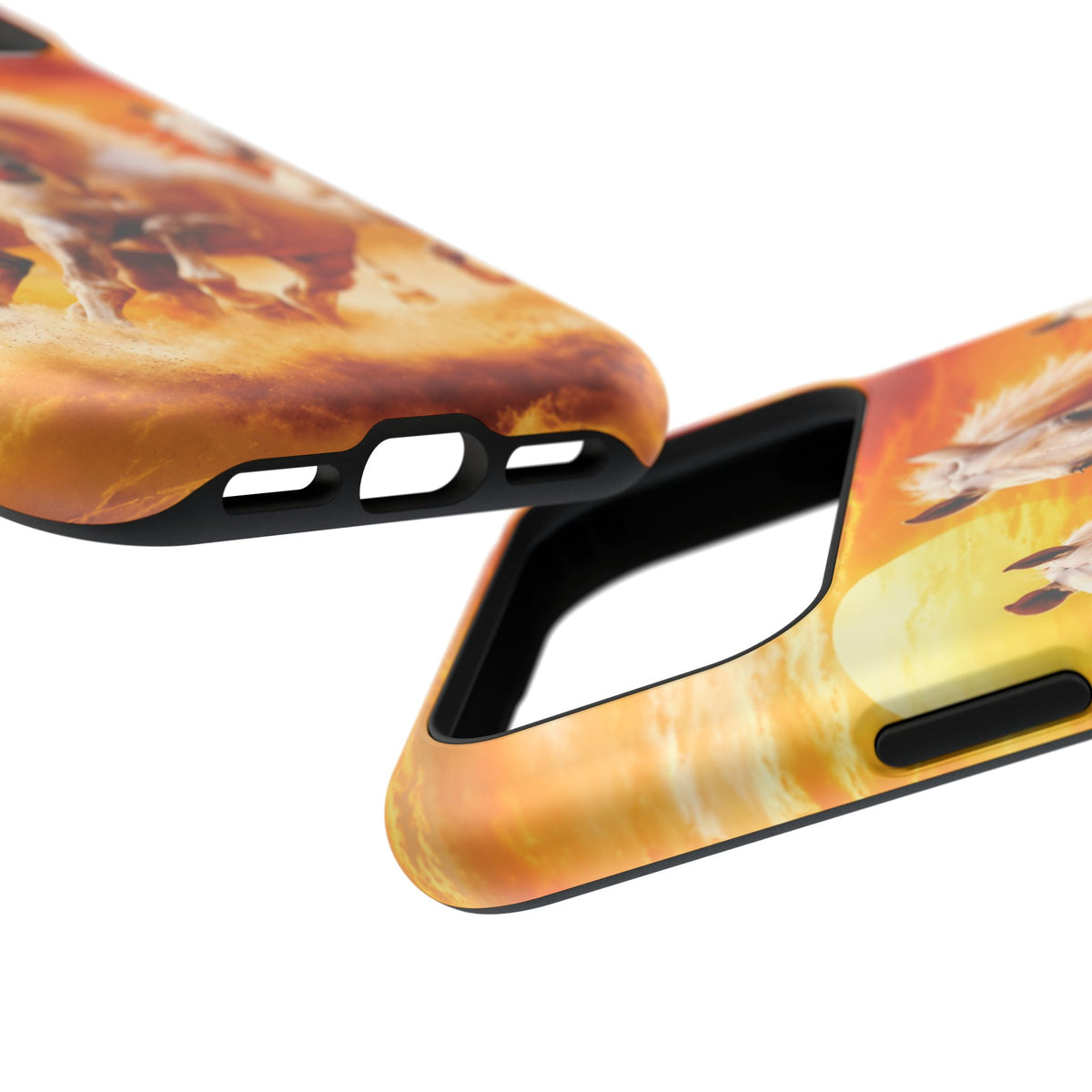 Atlas Horses - Moroccan Sunset — Magnetic Impact-Resistant iPhone Cover