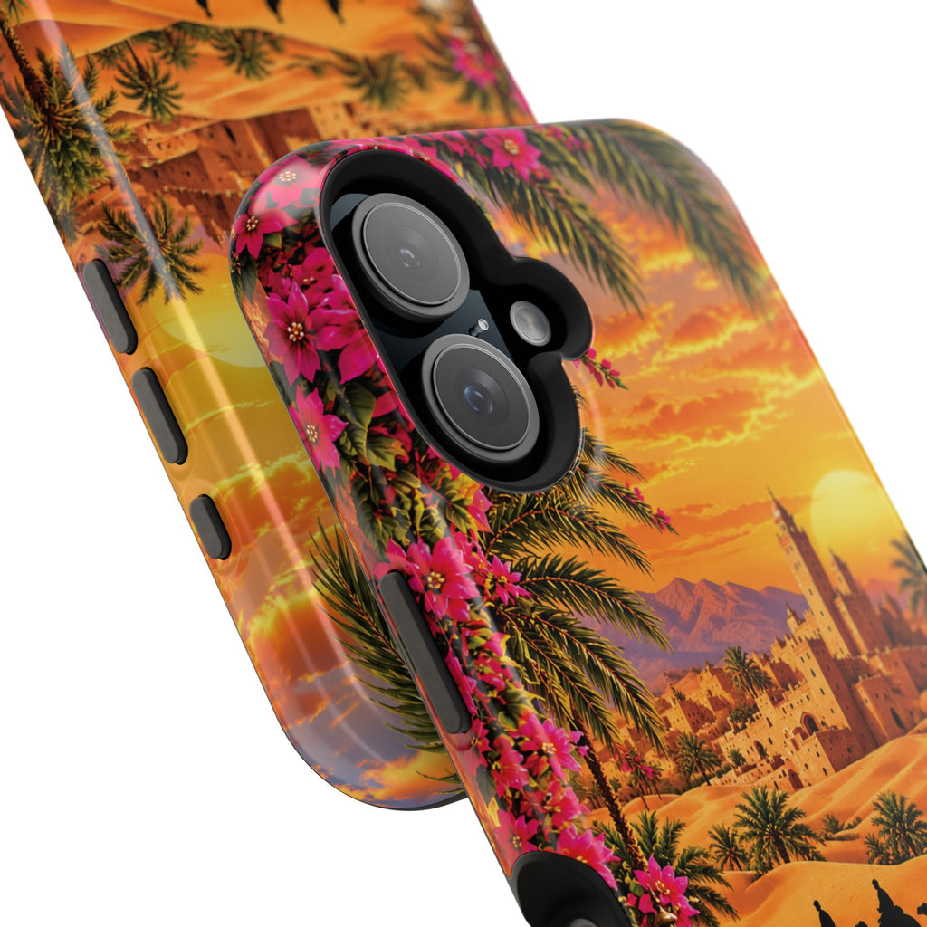 Sahara Heritage — Magnetic Impact-Resistant iPhone Cover