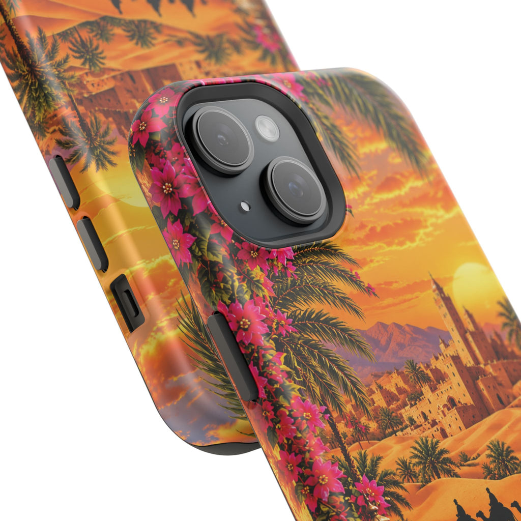 Sahara Heritage — Magnetic Impact-Resistant iPhone Cover