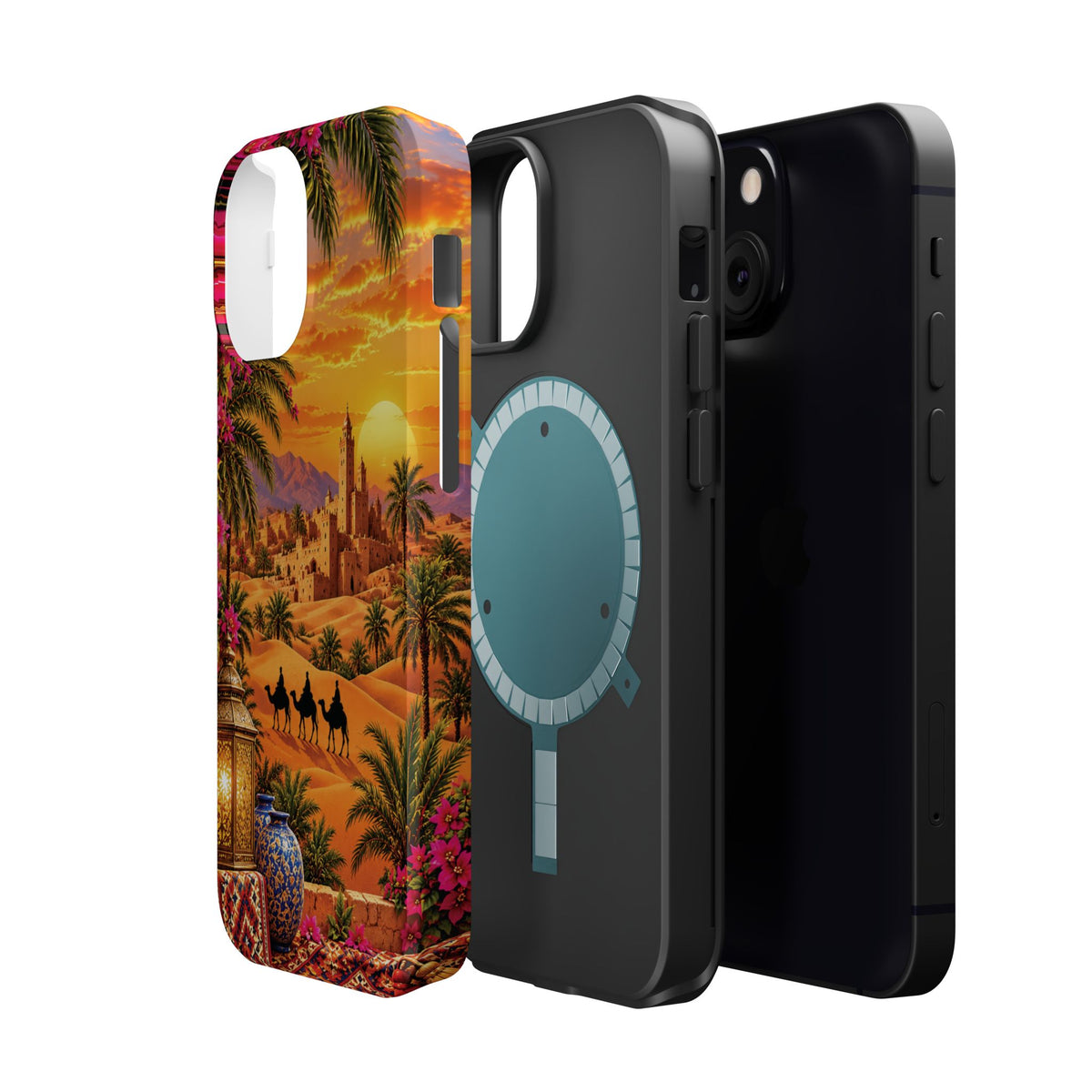 Sahara Heritage — Magnetic Impact-Resistant iPhone Cover