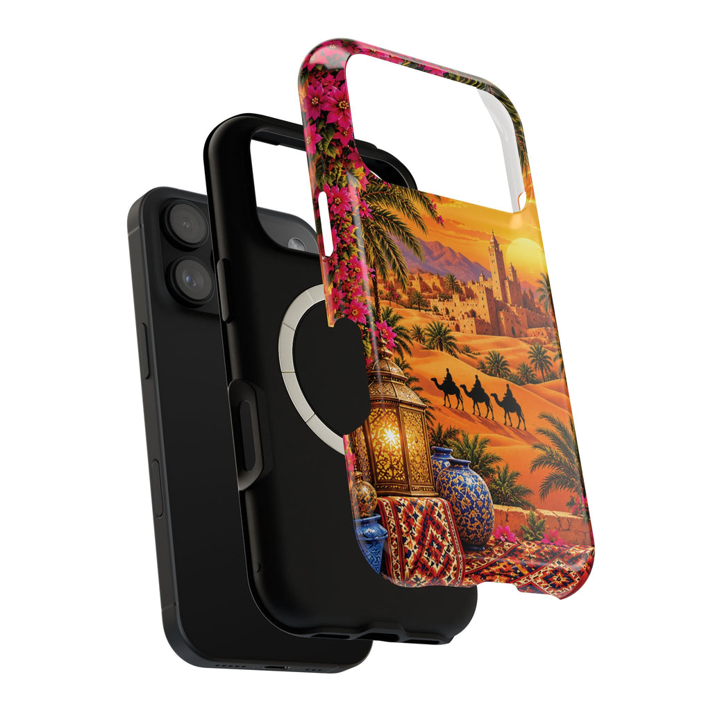 Sahara Heritage — Magnetic Impact-Resistant iPhone Cover