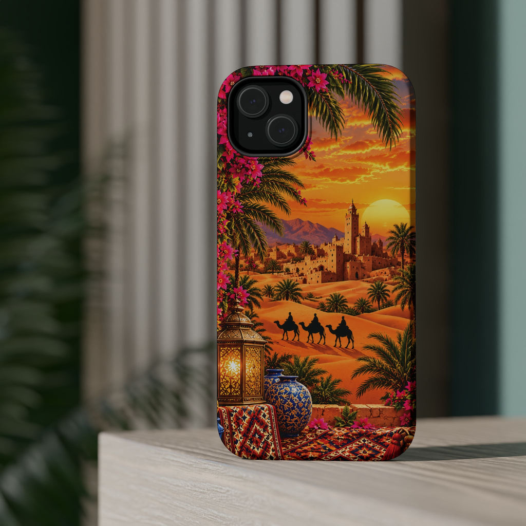 Sahara Heritage — Magnetic Impact-Resistant iPhone Cover