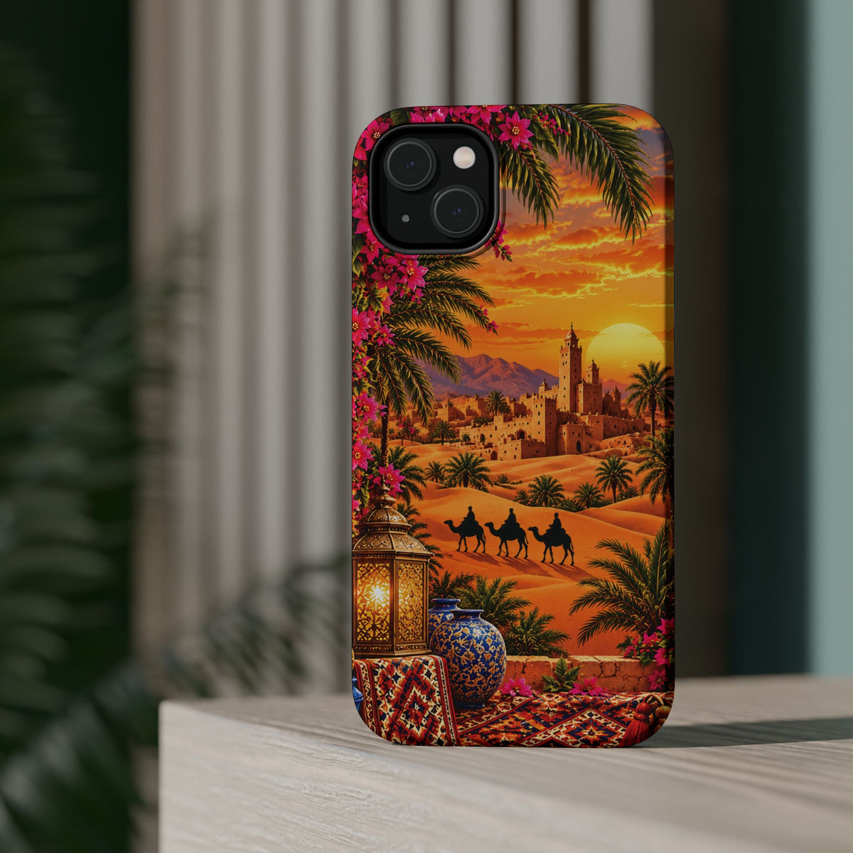 Sahara Heritage — Magnetic Impact-Resistant iPhone Cover