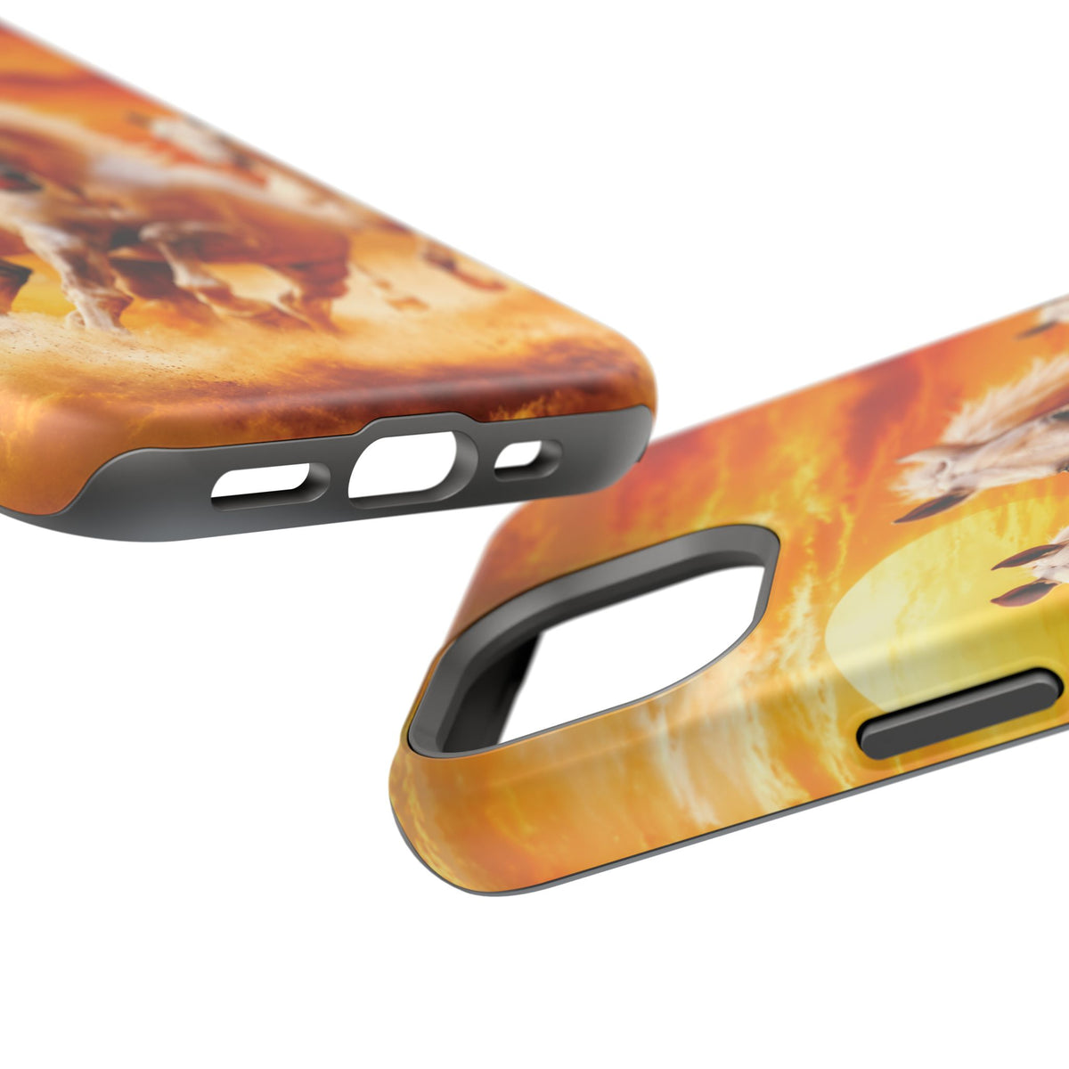 Atlas Horses - Moroccan Sunset — Magnetic Impact-Resistant iPhone Cover