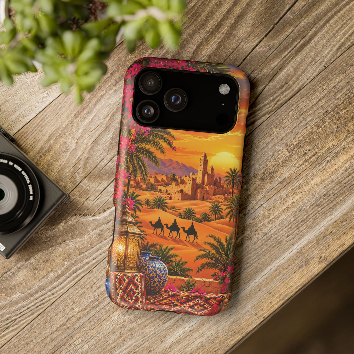 Sahara Heritage — Magnetic Impact-Resistant iPhone Cover