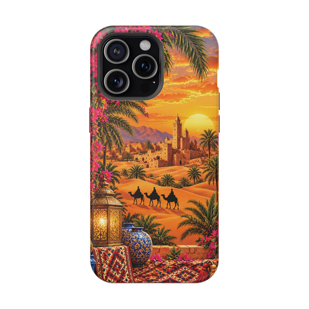 Sahara Heritage — Magnetic Impact-Resistant iPhone Cover