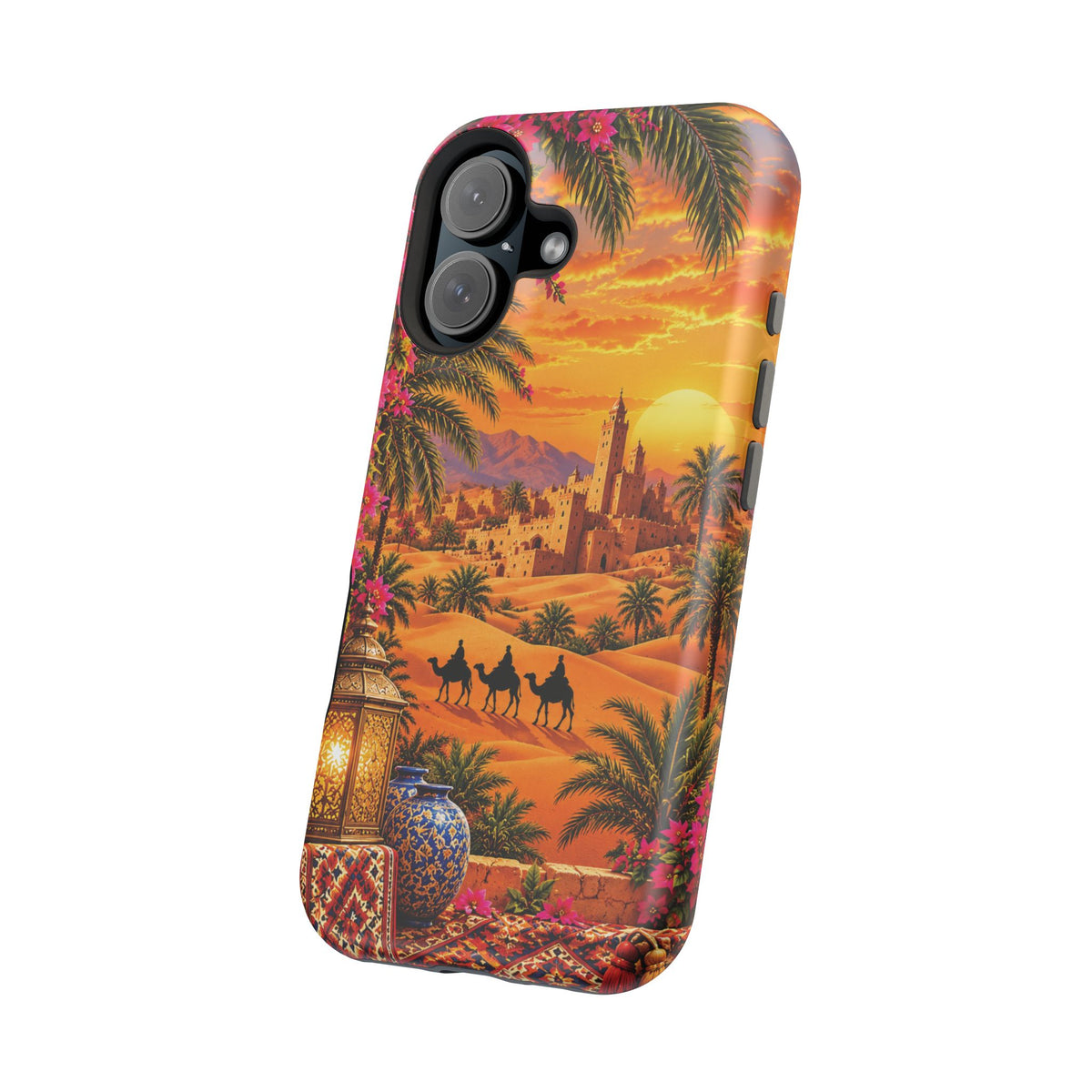 Sahara Heritage — Magnetic Impact-Resistant iPhone Cover